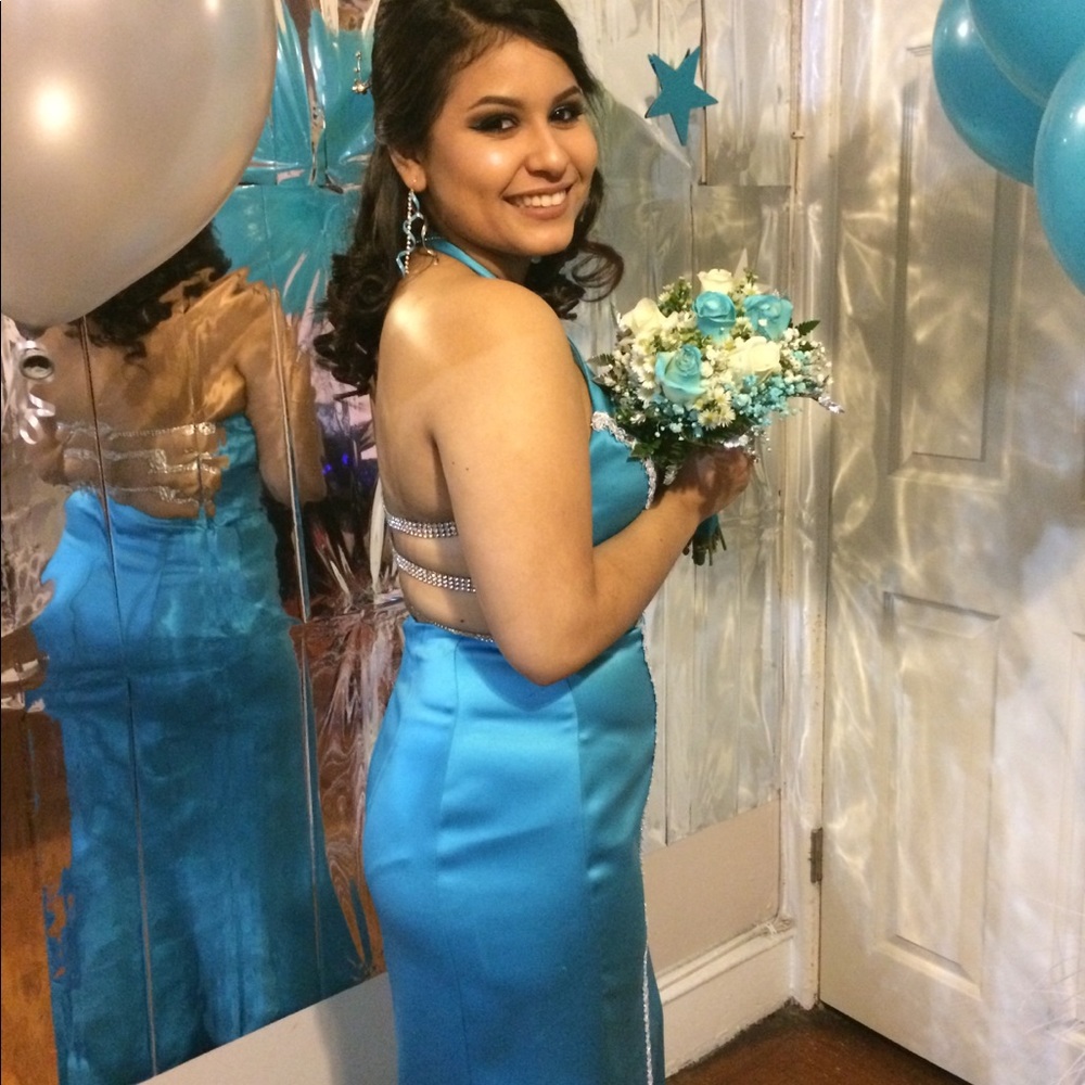 Turquoise Prom Dress